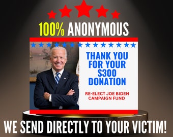 Prank Postcard | Joe Biden | 100% Anonymous | Sent Directly To Your Victim