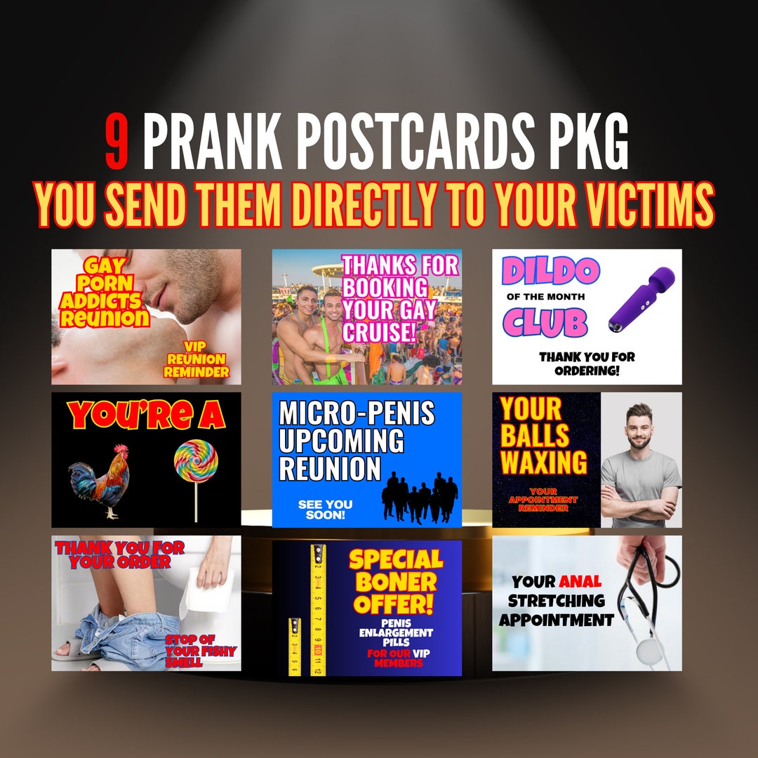 9 Packprank Postcard / You Send It Directly to Your Victims Best Prank