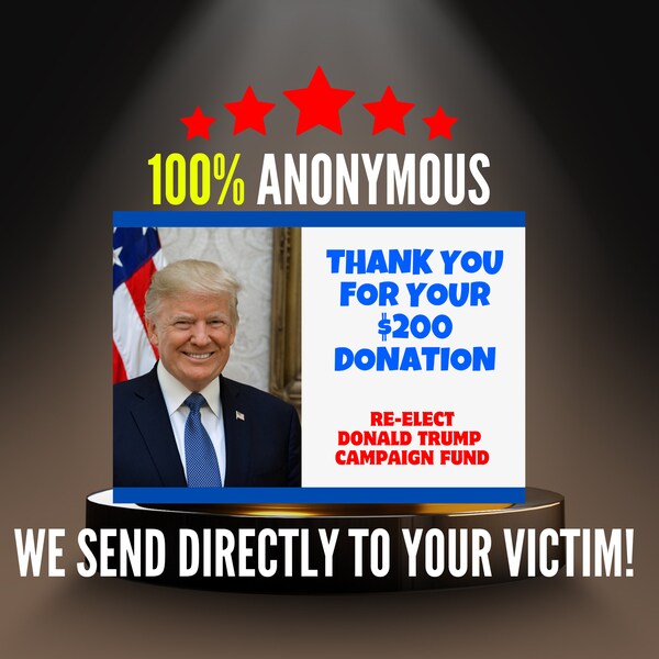 Trump Postcard Prank - Etsy