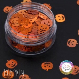 Brillo de calabaza, Chunky, Brillo para vasos, Brillo artesanal, Halloween