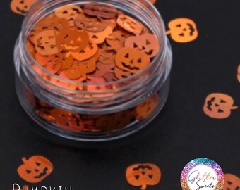 Pumpkin Glitter, Chunky, Glitter for Tumblers, Craft Glitter, Halloween