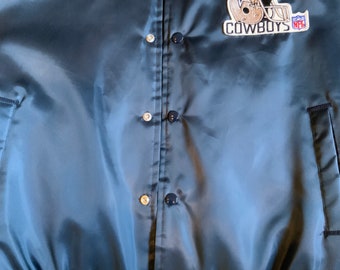 Vintage 90s Dallas Cowboys Chalk Line NFL Team Jacket- Medium - Etsy
