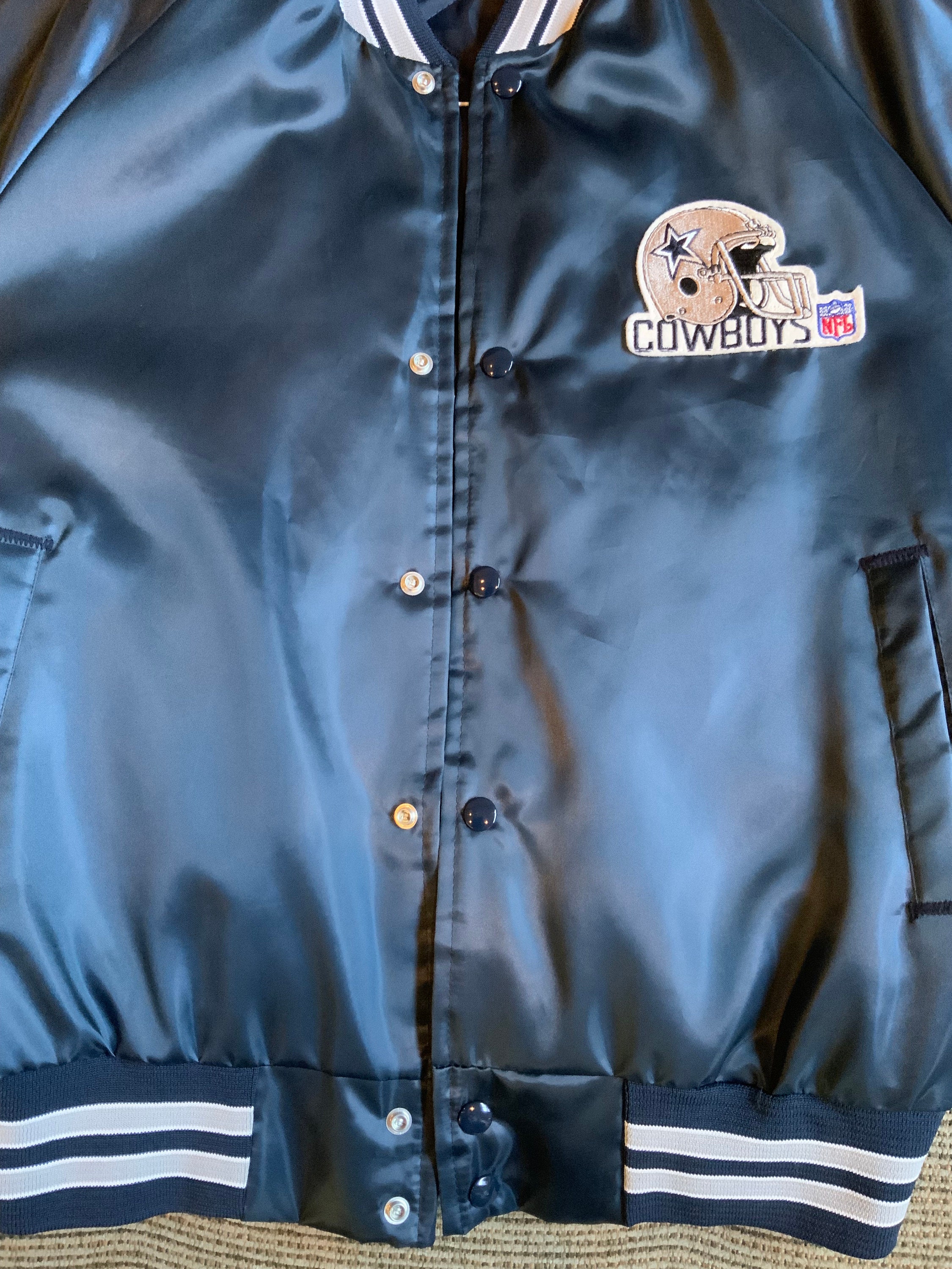 Vintage 90s Dallas Cowboys Chalk Line NFL Team Jacket- Medium - Etsy