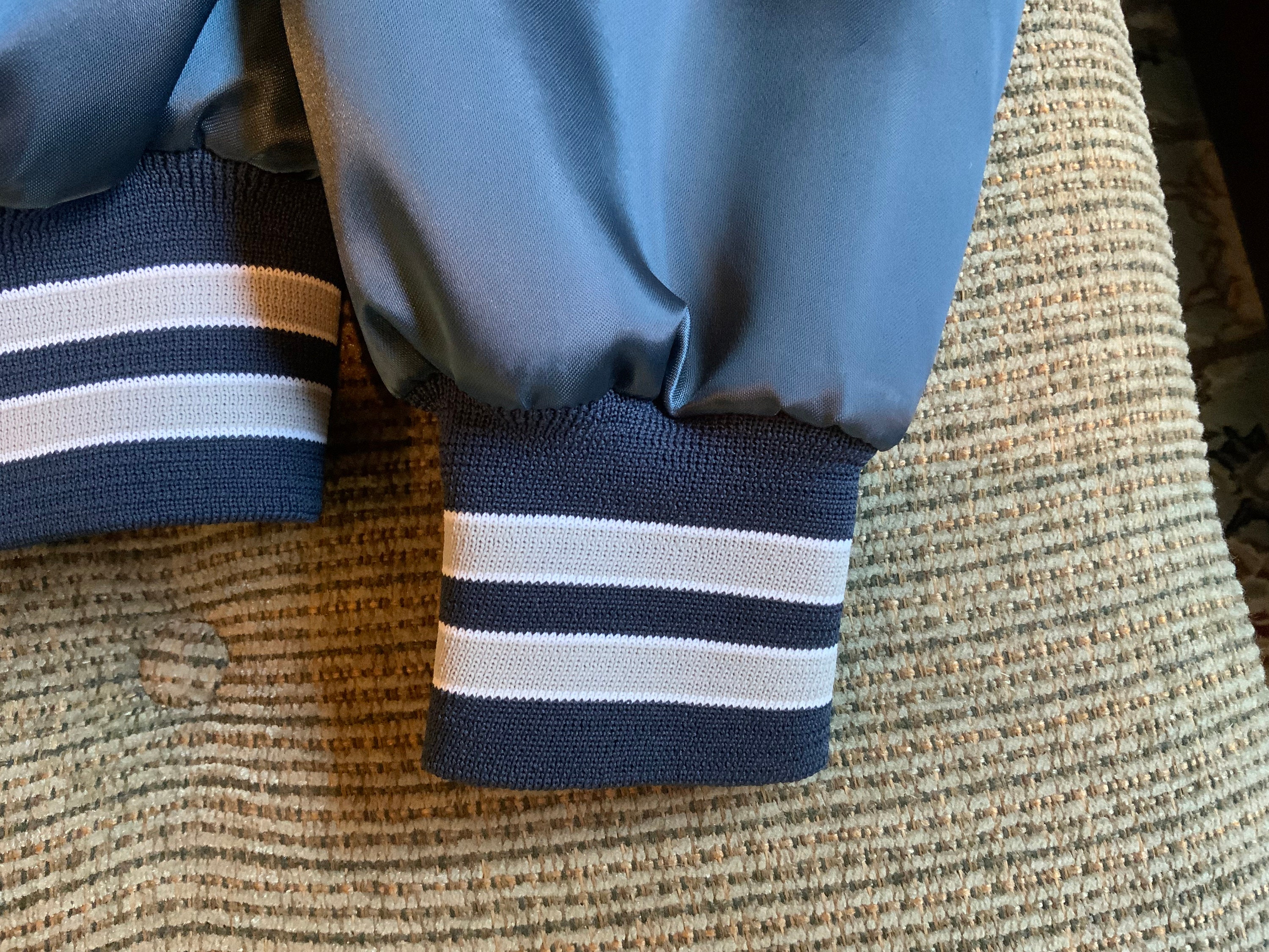 Vintage 90s Dallas Cowboys Chalk Line NFL Team Jacket