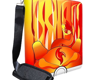 Pro365 1000+ Trading Card Binder / 16 Pockets On Each Page / Side-Load Sleeves Ringless Portfolio / Binder Only with Shoulder Strap (CHAR)