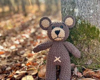 Low-Sew Classic Teddy Bear Crochet Pattern