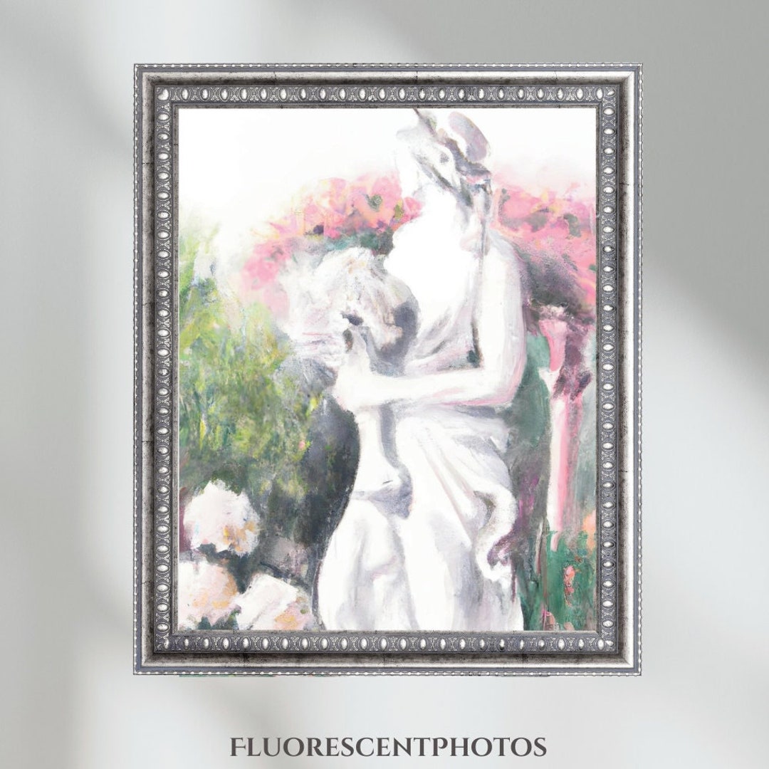 Greek Sculpture Print Woman Sculpture Whimsical Sculpture Etsy