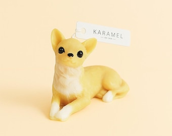 Handcrafted Soy Wax Chihuahua Candle