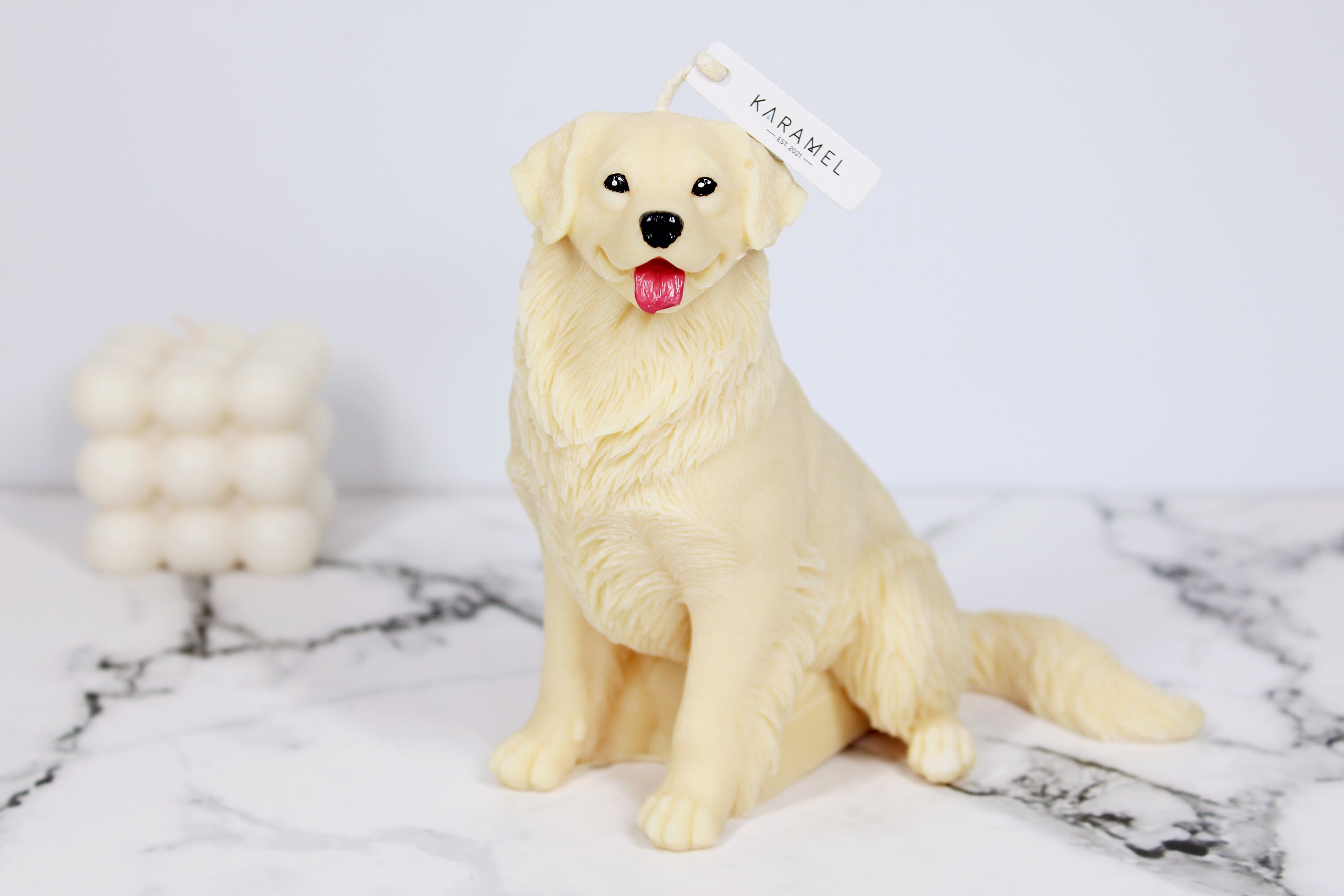 Golden Retriever Candle Dog Candle Puppy Candle Etsy