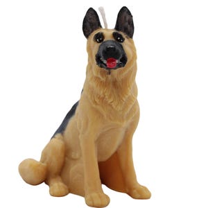 German Shepherd Candle | Dog Candle | Puppy Candle