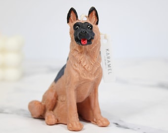 German Shepherd Candle | Dog Candle | Puppy Candle