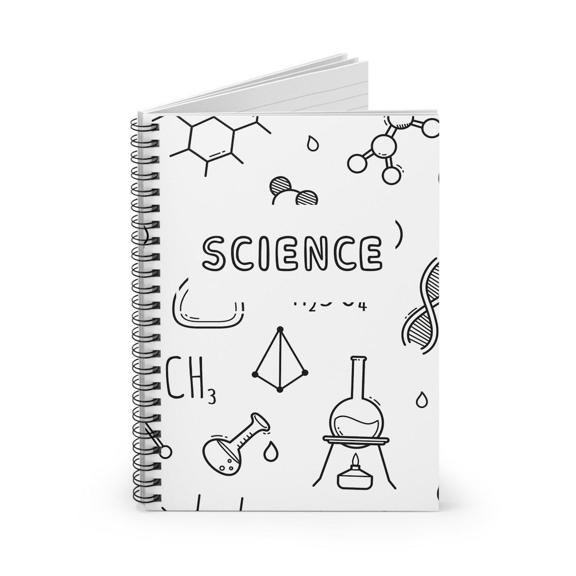 Science Class Spiral Notebook, Back to School Supplies - Etsy