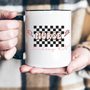 Custom Nurse Mug, Personalized Nurse Coffee Mug, Custom RN Gifts, Nurse Gifts, nursing student gift, nurse appreciation, nurse graduation