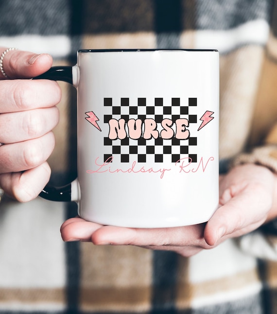 Custom Nurse Mug, Personalized Nurse Coffee Mug, Custom RN Gifts, Nurse Gifts, nursing student gift, nurse appreciation, nurse graduation