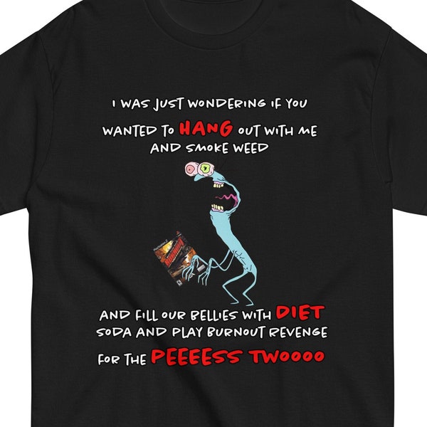 Mr. Landlord Smiling Friends I was just wondering Unisex classic tee shirt t-shirt