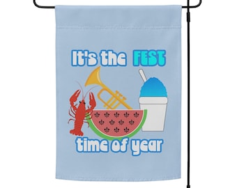 The Fest Time of Year Festival New Orleans Festival Food Jazz Music 504 Louisiana Garden Yard Lawn flag