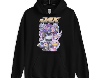 Felpa con cappuccio unisex Jax collage TADC rabbit