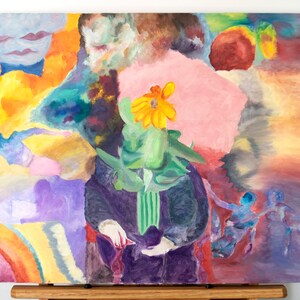 Abstract Oil Painting: &#39;Floral Reverie&#39;