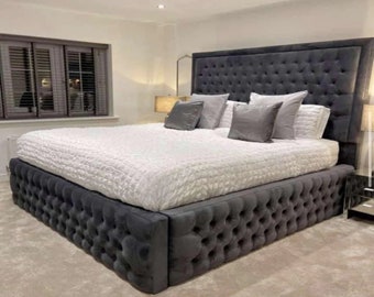 Wylda 'High Base' Ambassador: Stylish Upholstered UK Bed