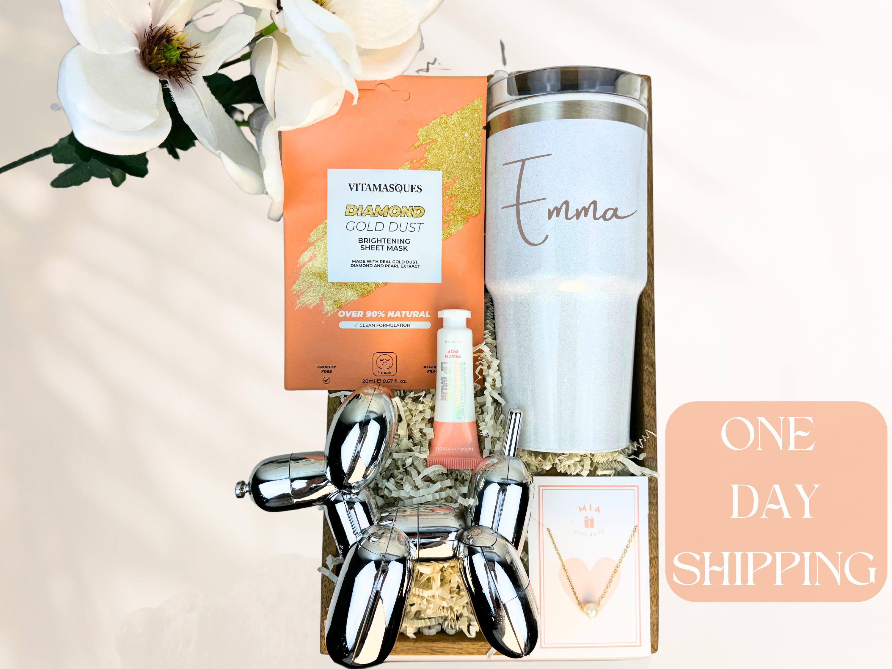 Coffret Cadeau Spa Pour Femme Obisesio - Couverture, Gobelet Isotherme, Bougie, Sels De Bain... (10 Articles)