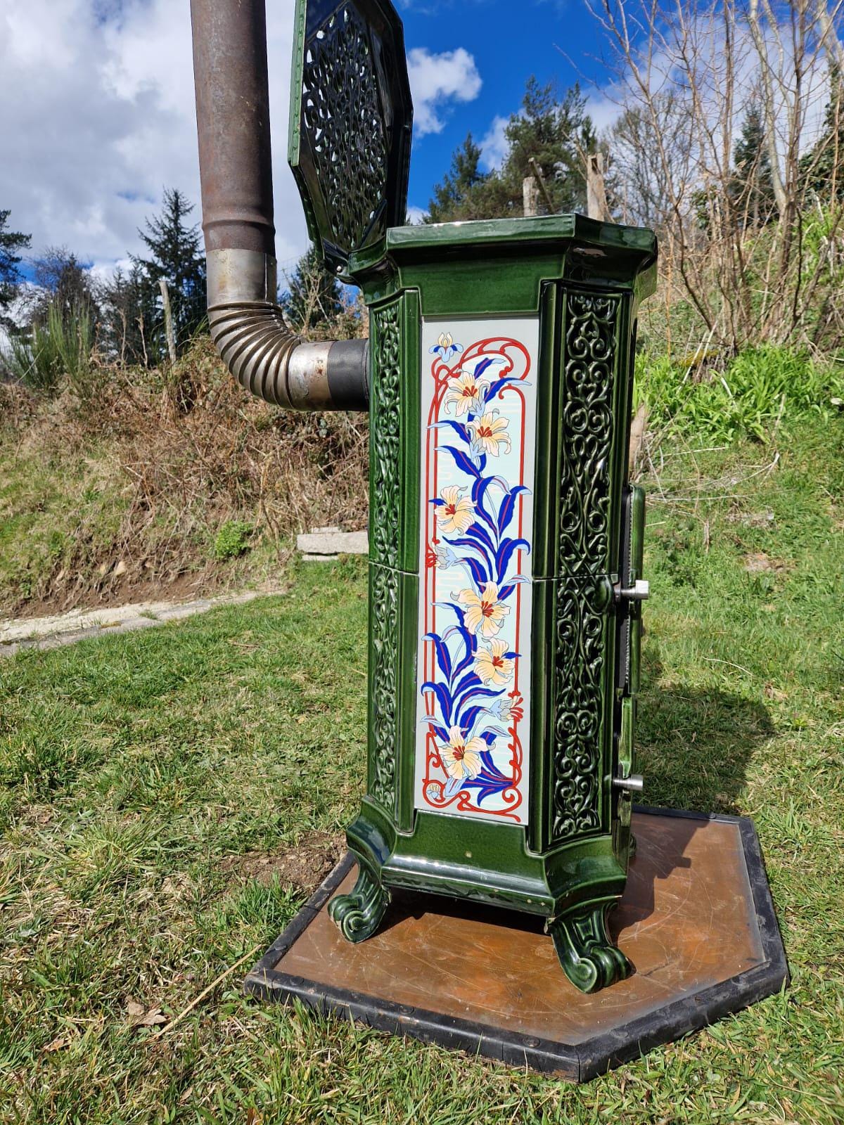 Boite a fumée poêle Godin Belle Epoque 3736 / 3720 A en