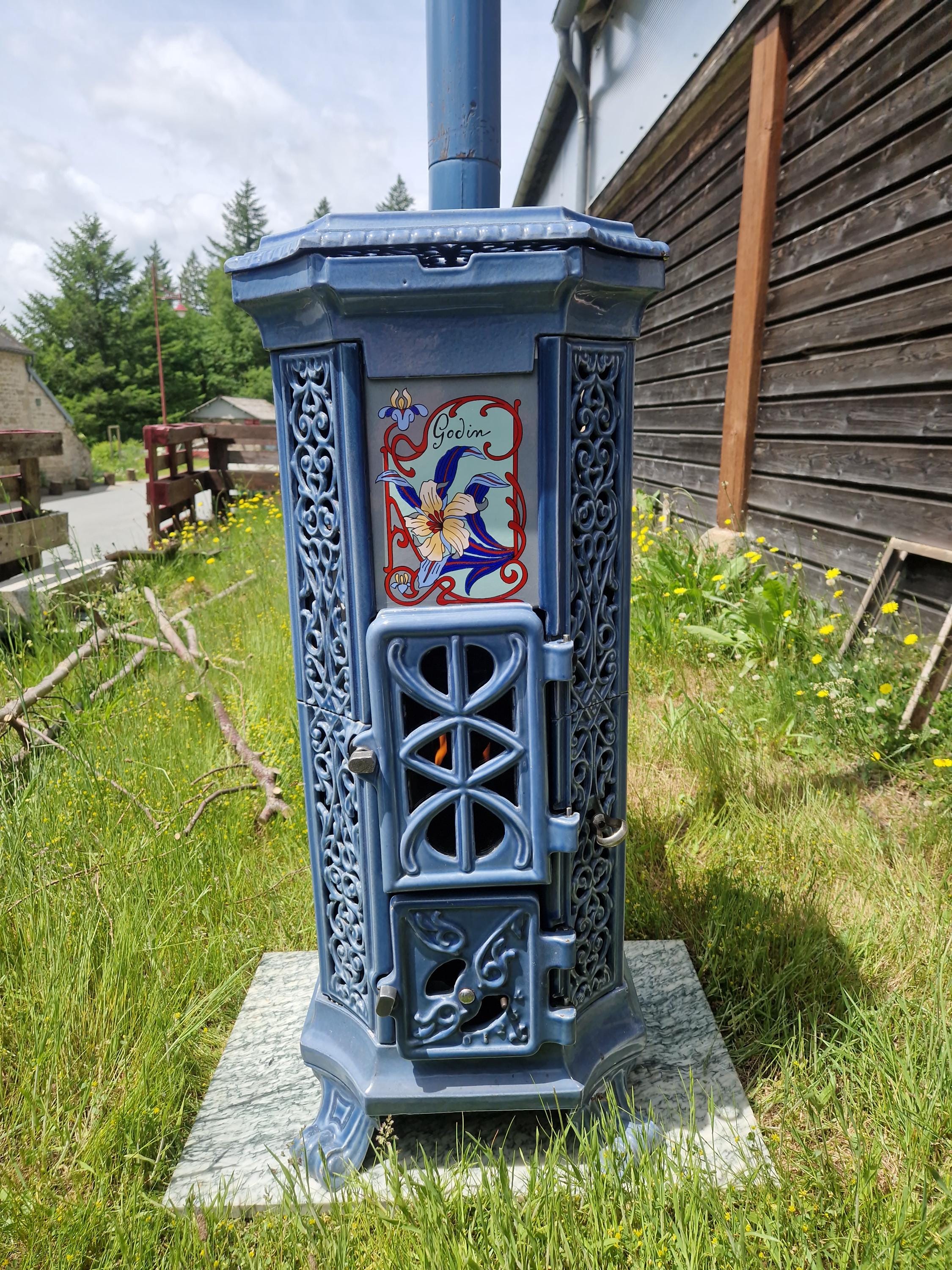 Poêle godin belle époque - Stoves - Brantôme, Dordogne