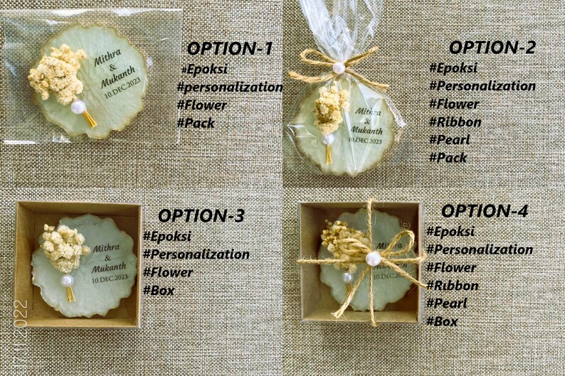 Personalized Favor, Epoxy Engagement Gift, Bridal Shower