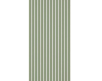 Olive Green (White Backing) Acoustic Slat Wood Accent Wall Panels - Limited Edition (94" x 12") or (106" x 12")