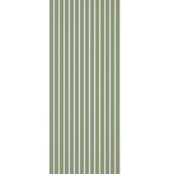 Olive Green (White Backing) Acoustic Slat Wood Accent Wall Panels - Limited Edition (94" x 12") or (106" x 12")
