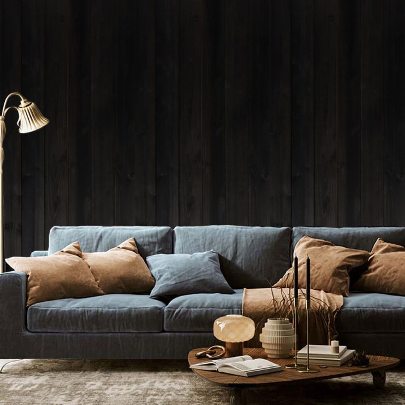 Ebony Wood Shiplap Siding Boards for Interior, Exterior Walls Etsy