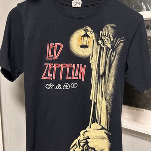 Led Zeppelin - Stairway To Heaven Vintage 2012 Print Shirt - Size Small