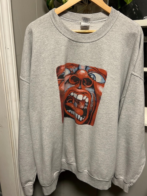 King Crimson Vintage in the Court of the Crimson King Album Sweatshirt Size 3XL Etsy Canada