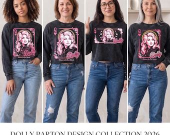 Dolly Parton PNG, Bundle, Digital Download, Queen of Hearts PNG, Country Music Design, Dolly art, Western Cowgirl PNG, Retro Shirt Design