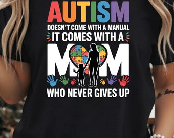 Autism Warrior Mom PNG Bundle - Doesn't Come With A Manual It Comes With A Warrior Sublimation Design Digital Download