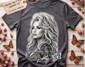 Dolly Parton Png, I Will Always Love You Png, Country Music design, Black And White Dolly, Diamond In The Rough, Western Design Bundle