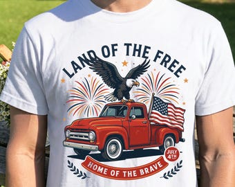 Land of the Free PNG | Home of the Brave Design | 4th of July PNG
