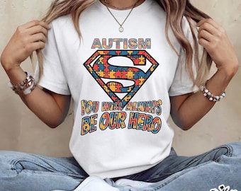 Autism Hero Puzzle PNG | Superhero Awareness Digital Download