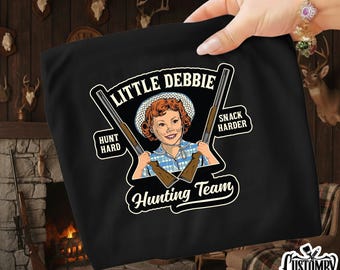 Retro Vintage Hunting Team Shirt - Little Debbie Design | Funny Graphic Tee for Outdoor Enthusiasts