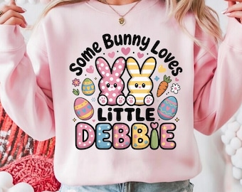 Some Bunny Loves Little Debbie SVG PNG | Easter Bunny Design (Digital Download)