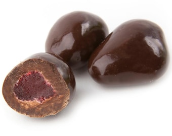 Dulces de regalo a granel de fresas cubiertas con chocolate negro