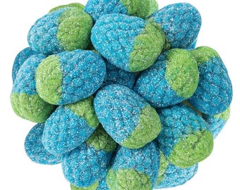 Gomitas de frambuesa rellenas de ácido, caramelos gomosos a granel, regalo gomoso