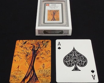 Nouvelles cartes à jouer : jeu complet de 54 cartes avec illustration originale de disc golf.