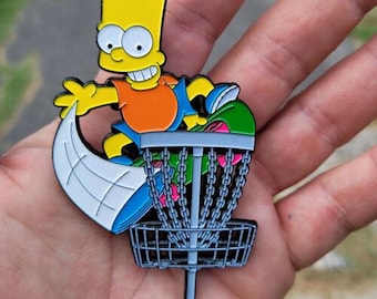 New Disc Golf Pin. 3" x 3".