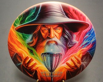 New Disc Golf  Innova F2 Champion Mako3-180. Gandalph & The Magic Basket + 1-4" Sticker