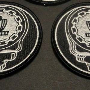 New Disc Golf 2 Patches. 3". Iron on.