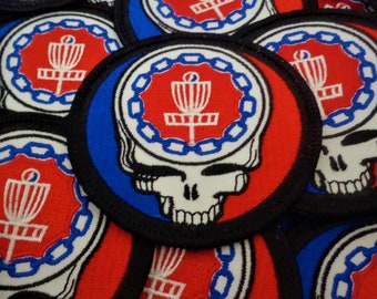 New Disc Golf 3" Patch-Iron on