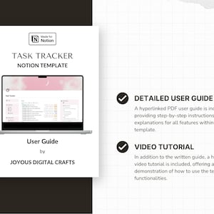 with detailed user guide in PDF format and video tutorial
