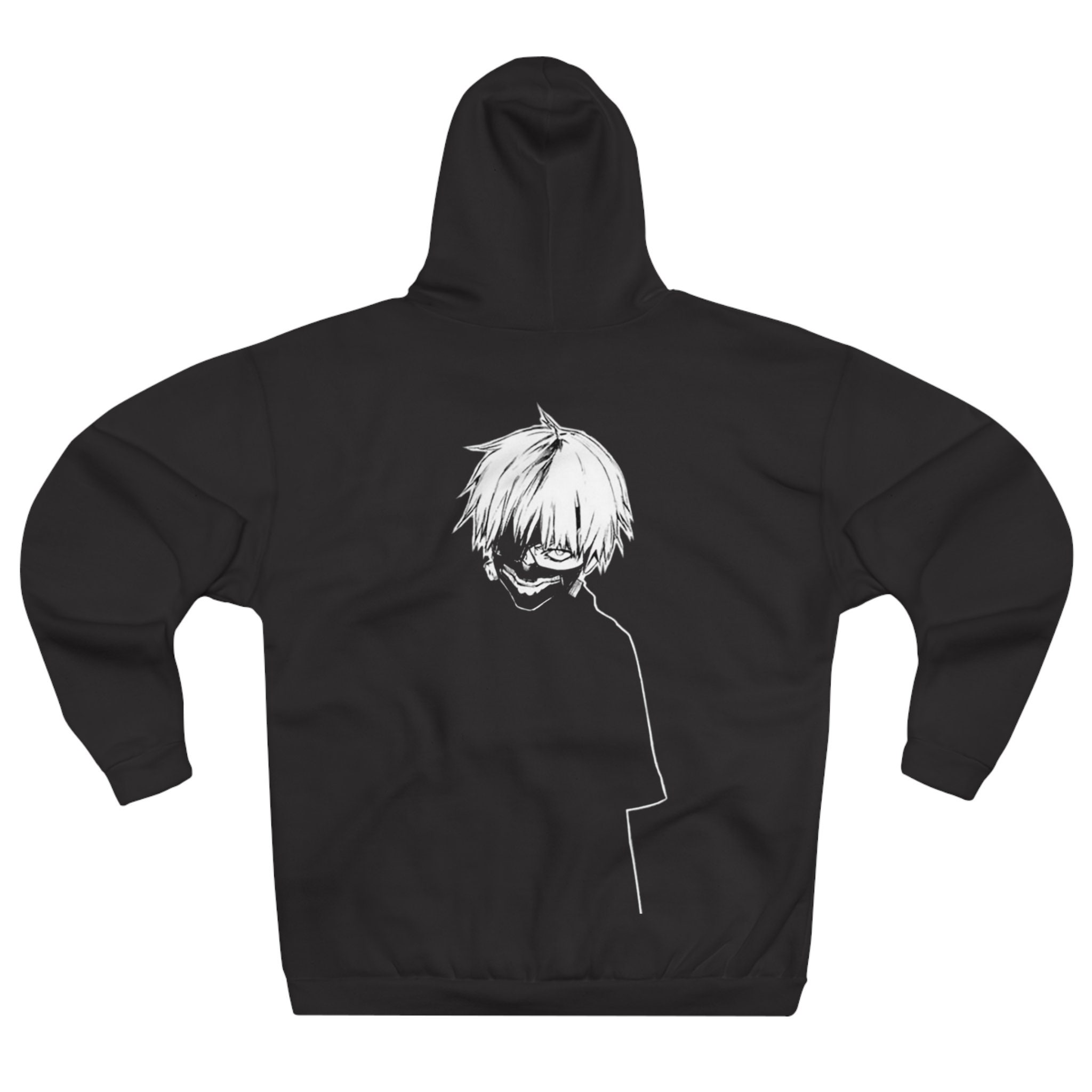 Anime masculino tóquio ghoul hoodies homem mulher boca ken kaneki gótico  dos desenhos animados inverno quente