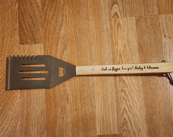 BBQ grill spatula, Father's Day gift, personalized, customized gifts, engraved