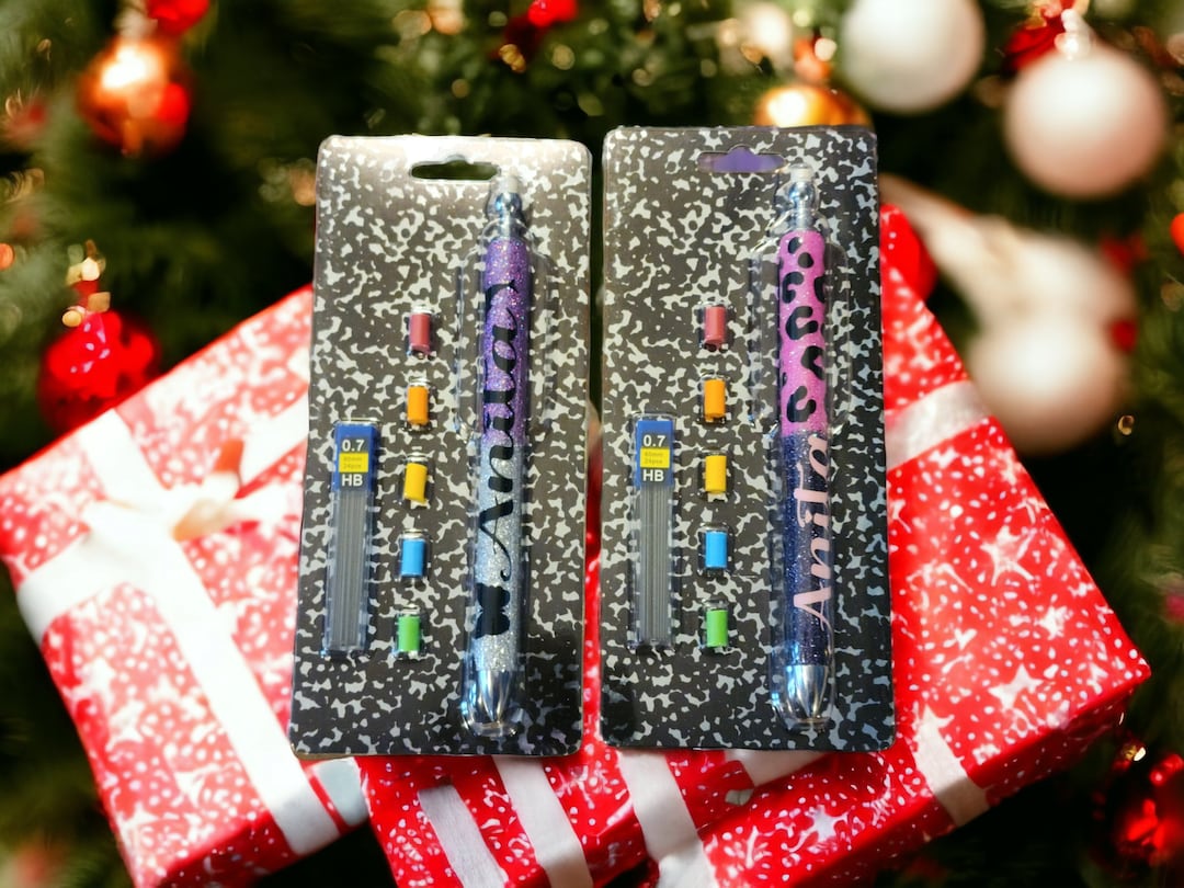Custom Mechanical Pencil Set 0.7 Mm – Refillable Metal Lead Pencils for ...